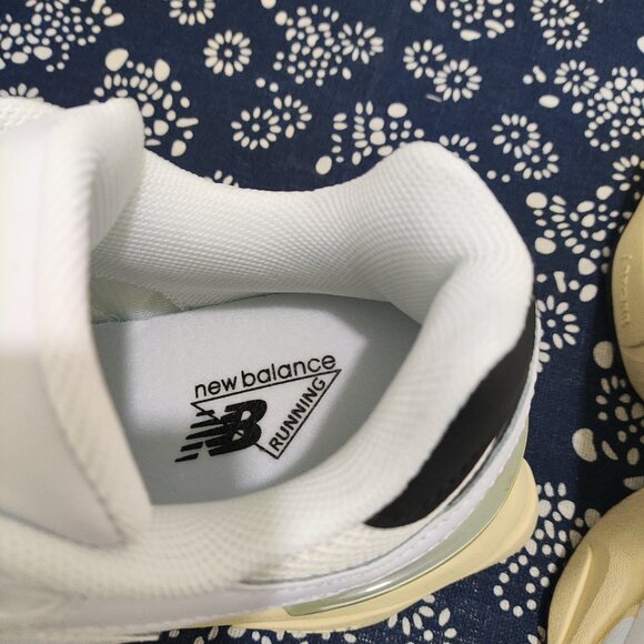 New Balance 9060 White & Black Chunky Sneakers main image 8